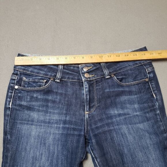 PAIGE Women's Y2K Hidden Hills Boot Cut Jeans - Dark Blue Women’s 29 - Picture 14 of 16